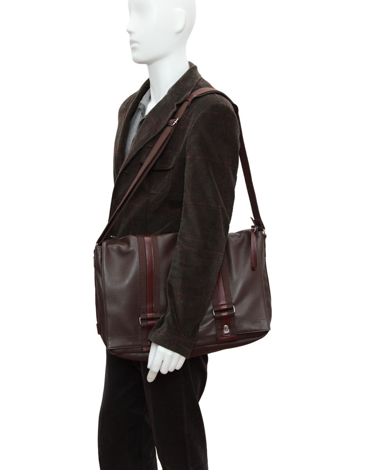 Grand sac business homme marron