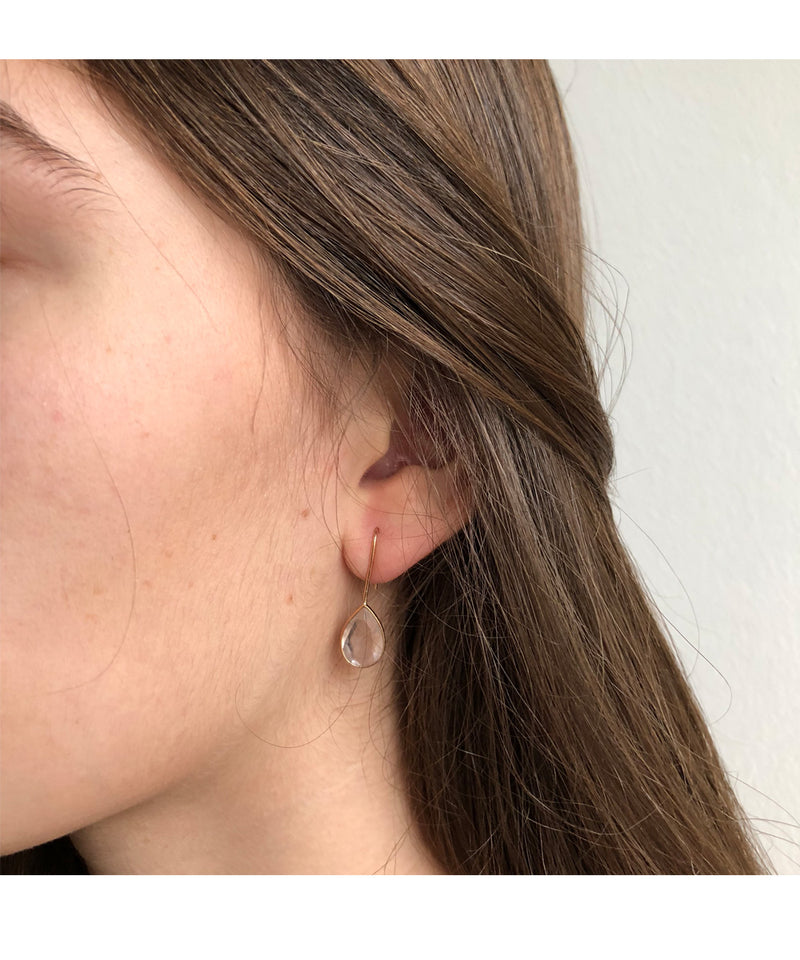 Boucles d'oreilles en quartz - BlueJain