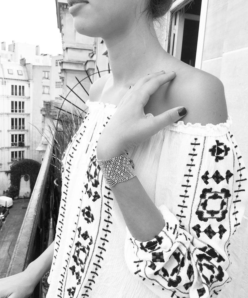 bracelet maille doré Editions LESSisRARE Bijoux