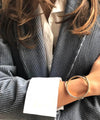 bracelet-manchette-cercle-porté Editions LESSisRARE Bijoux