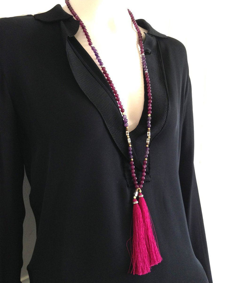 nakamol-sautoir-pompons-perles-améthystes