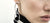 Isabelle Michel long onyx earrings Shape XL