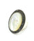 Large oval cabochon mother-of-pearl ring in silver and marcasites - Métron