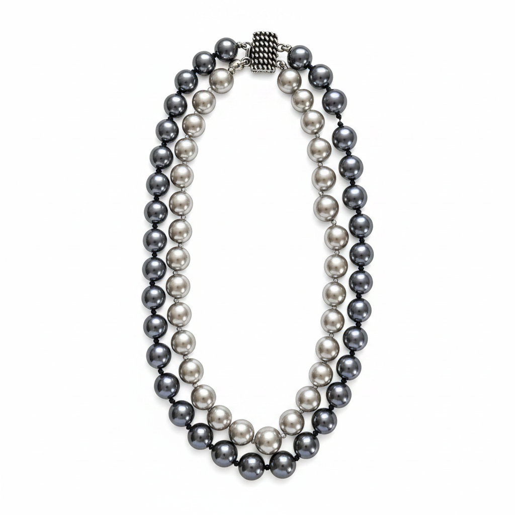 Collier Éclipse Perlée