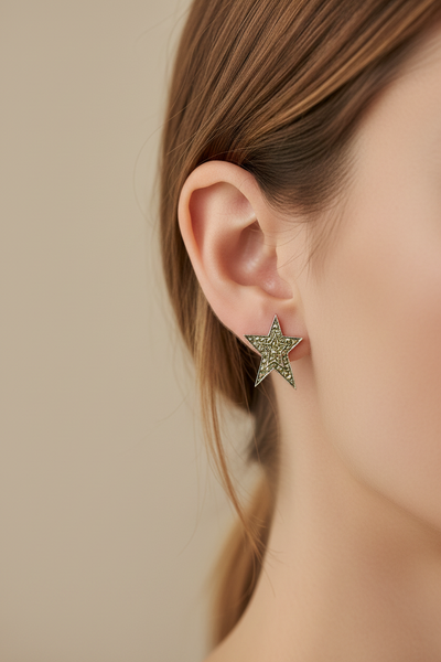 Boucles d'oreilles Étoiles taille intermédiaire