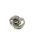 art deco ring silver knot and marcasites