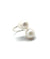 Ring Toi et Moi crossed white pearls - Editions LESSisRARE pearls
