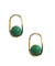 70 malachite earrings - Isabelle Michel