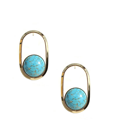 70 turquoise earrings - Isabelle Michel