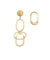 Mixed gold WAY earrings - Isabelle Michel