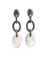 Mother-of-pearl and marcasite earrings - Métron