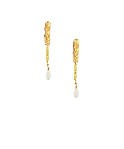 Mother-of-pearl "Cocoon" clip earrings - Eloïse Fiorentino