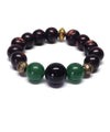jewels-of-mala bracelet-mala-Tibetan-agate-green onyx
