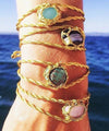 Amethyst bracelet Tulum Boks & baum worn