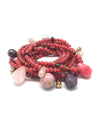 Bracelets agates roses 10 Tutti Frutti  - Lara Curcio Jewelry