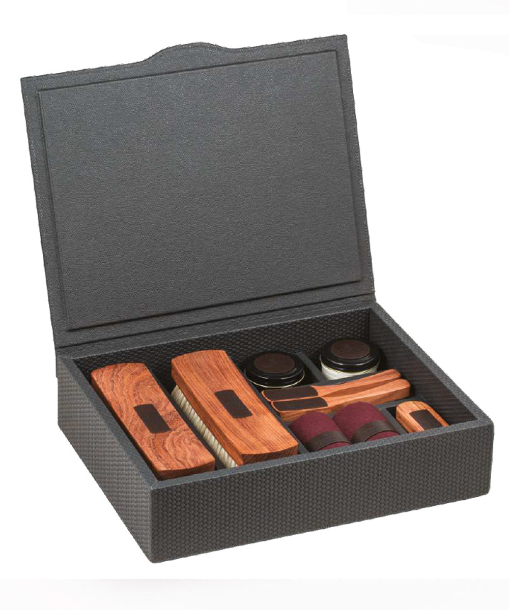 Coffret de cirage en cuir sur mesure - Personnalisable