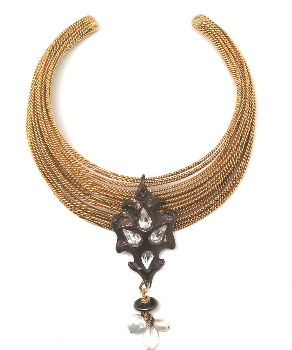 collier torque sultane carole saint germes