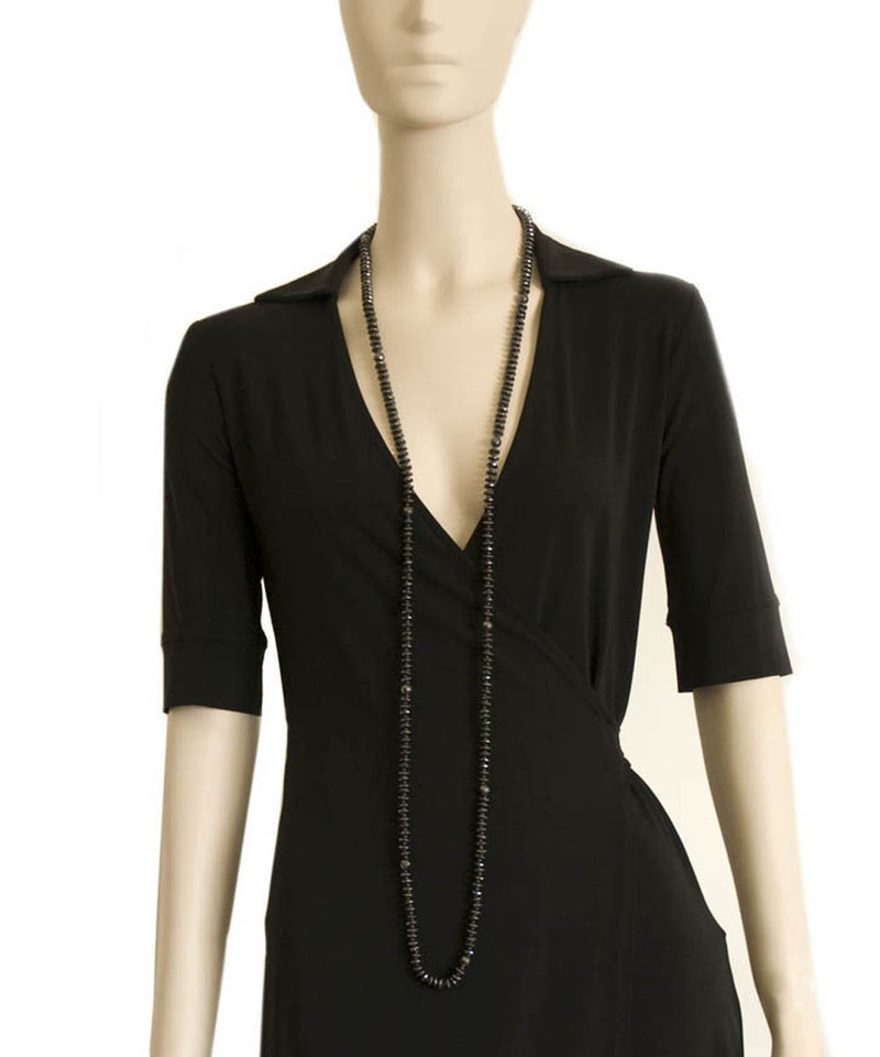 Necklace with hematite beads - Fonsi