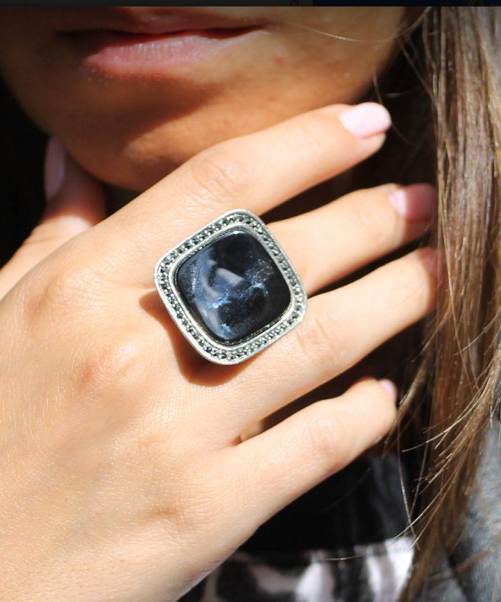 Bague Femme Plaqué Or Fine Pierre Verte - Mirage Bijoux Bague Femme Plaqué Or Fine Pierre Verte - Mirage Bijoux