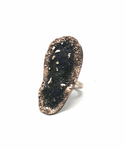 Creative Black Bronze Ring Ring