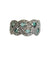 Art deco ring in marcasite and emeralds - Metron