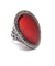 big-ring-cabochon-in-carnelian-silver-and-marcasites art deco