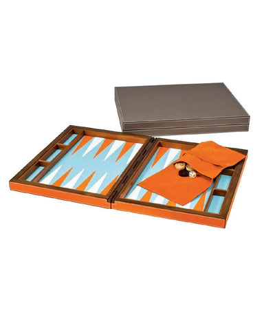 malette backgammon de luxe en cuir