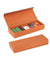 orange leather poker case