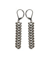 Epi silver earrings designer coralie de seynes