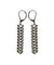 Epi silver earrings designer coralie de seynes