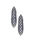 Diamond carpet earrings Editions LESSisRARE Bijoux