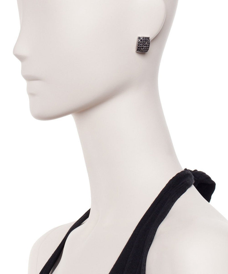 Old style black marcasite designer earrings Earrings