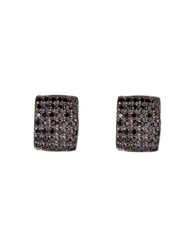 Old style black marcasite designer earrings Earrings