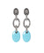 Turquoise and marcasite earrings - Metron