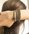 Bracelet en perles d'hématites grises - Fonsi