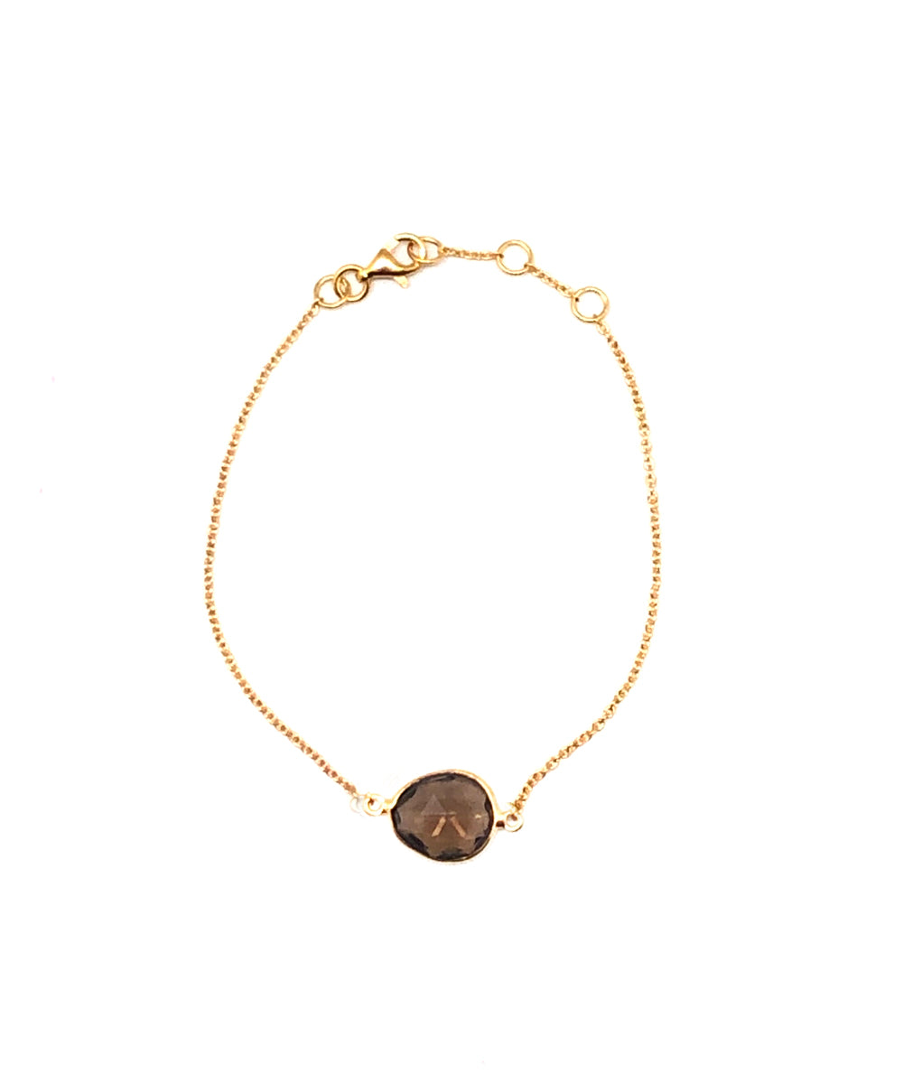 bracelet quartz fumé