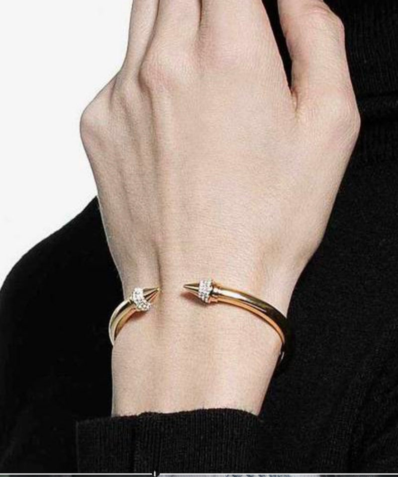 Titan mini bracelet pink gold and crystal - Vita Fede