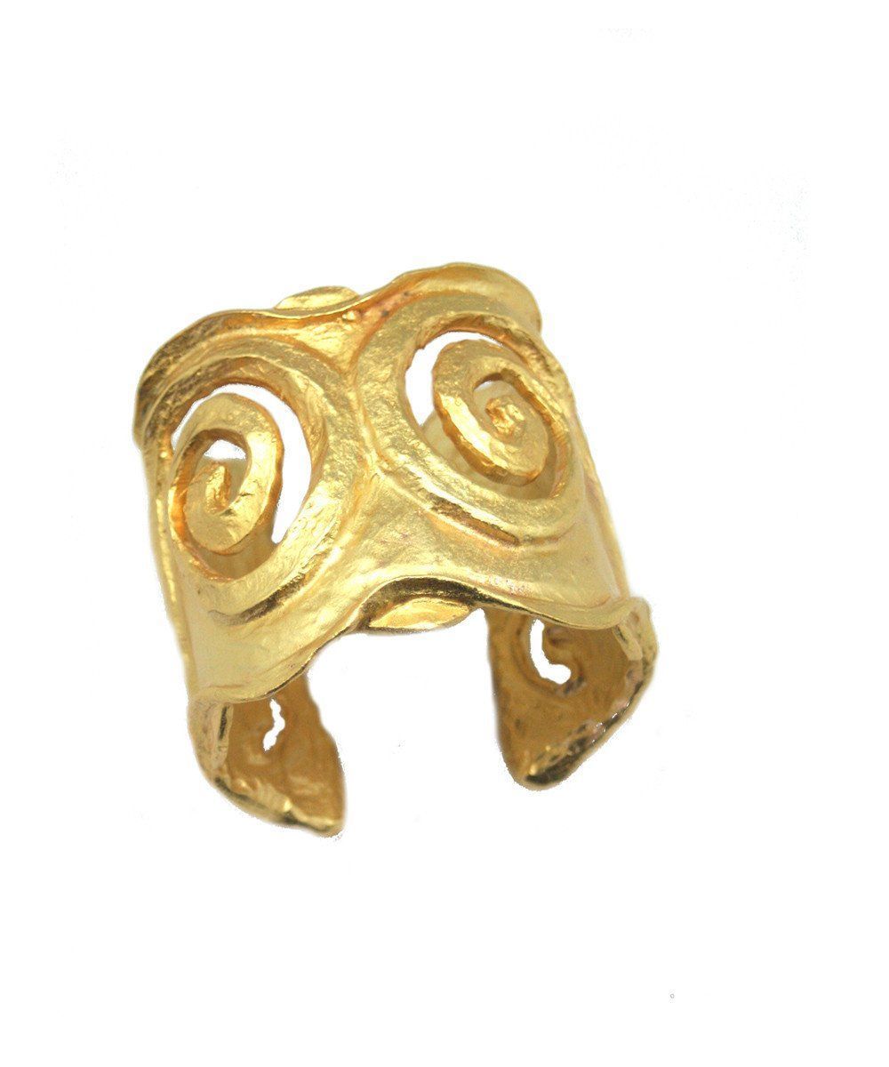 carole-saint-germes-bracelet-manchette-torsade-doree