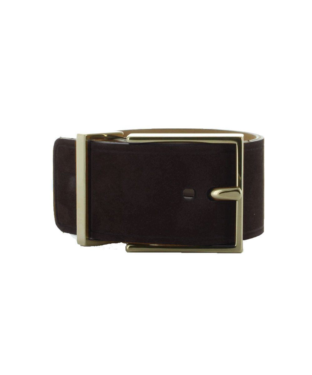 Bracelet manchette cuir marine et boucle ceinture - Maison Boinet