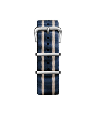 22mm interchangeable striped nato strap - oxygen watch