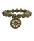 Lhasa bracelet in jade and charm - Editions LESSisRARE Bijoux
