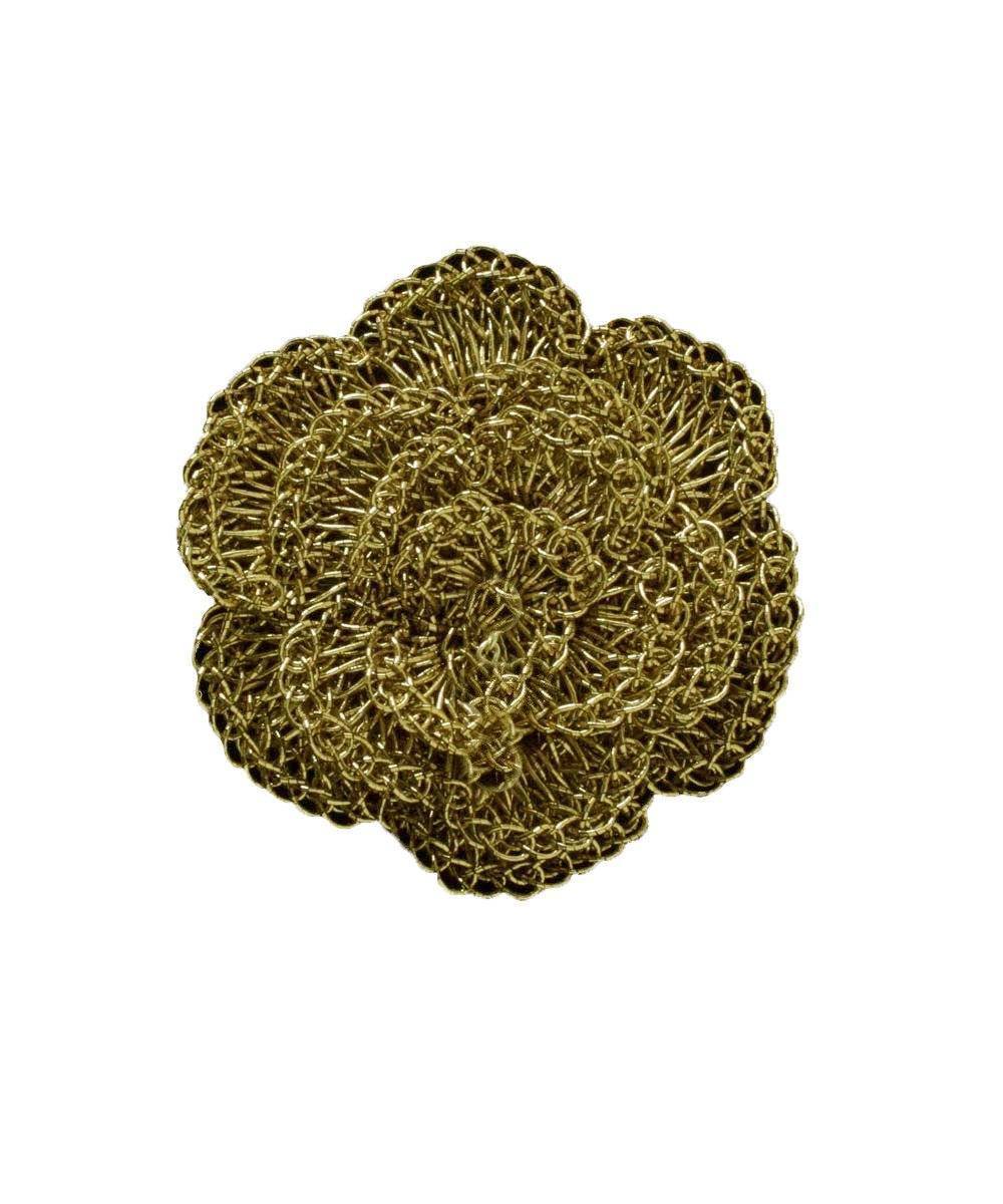 broche-fleur-crochetee-dore