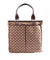 Nevis tote bag in brown logo canvas - Anya Hindmarch