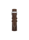 Classic interchangeable stitched leather bracelet 22mm - oxygen watch