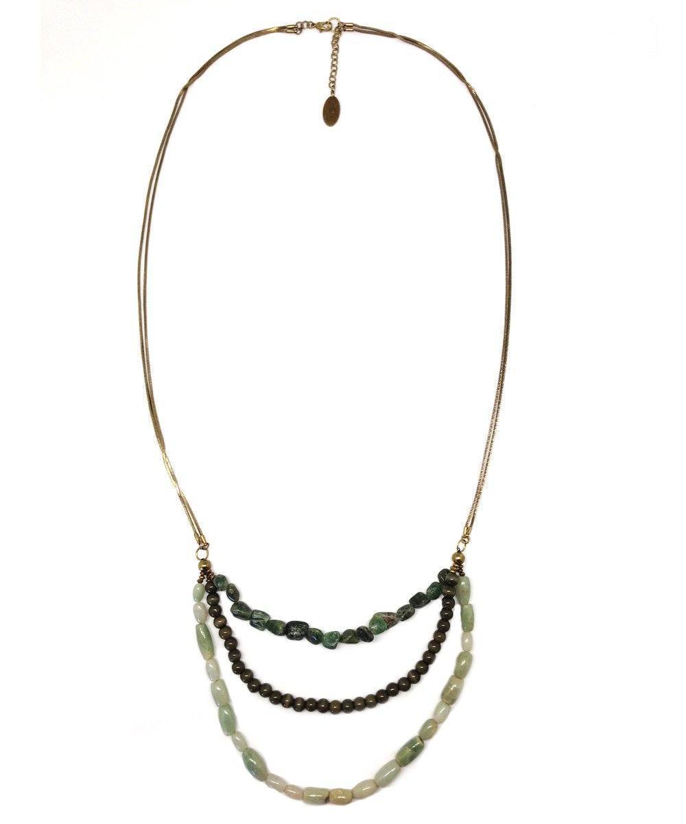 sautoir-jade-collier Editions LESSisRARE Bijoux