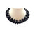 Black Beaded Choker Necklace - FlotB