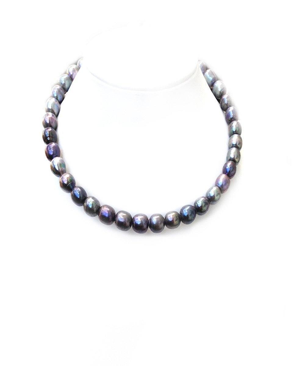 ras-de-cou-perles-grises Editions LESSisRARE Perles