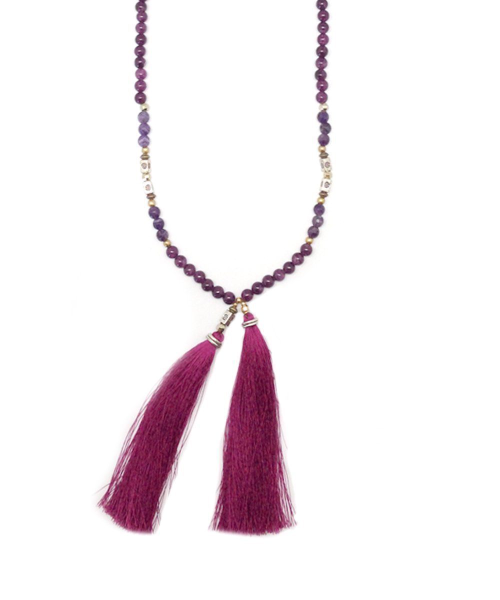 nakamol-sautoir-pompons-perles-améthystes