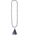 NAKAMOL-necklace tassel pearl-de sodalite