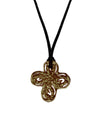 Carole-saint-germ-necklace-pendant-clover-metal-bronze